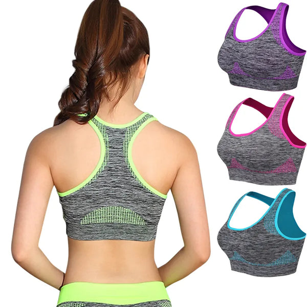 Shockproof Quick-Dry Padded Sports Bra