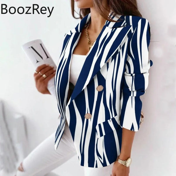 Casual Printer Blazer Coat