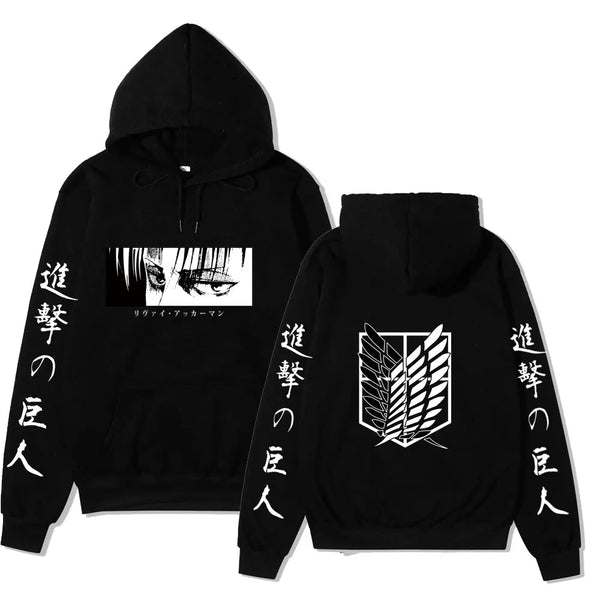 Attack on Titan Hooded Long Sleeved Sweatshirt