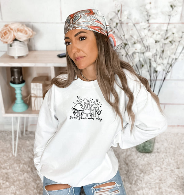 Grow Your Own Way Loose Fit Sweatshirt