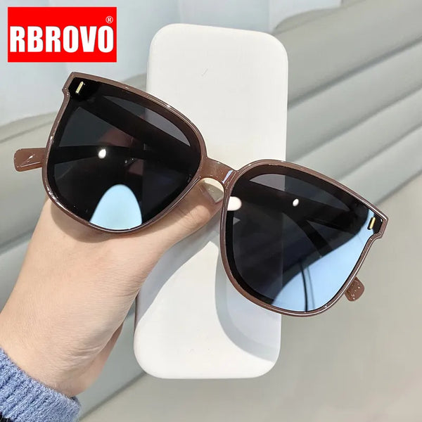 RBROVO Square Retro Sunglasses for Women