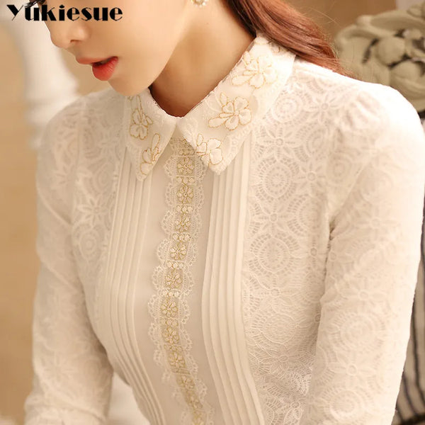 Delicate Lace Blouse for Women