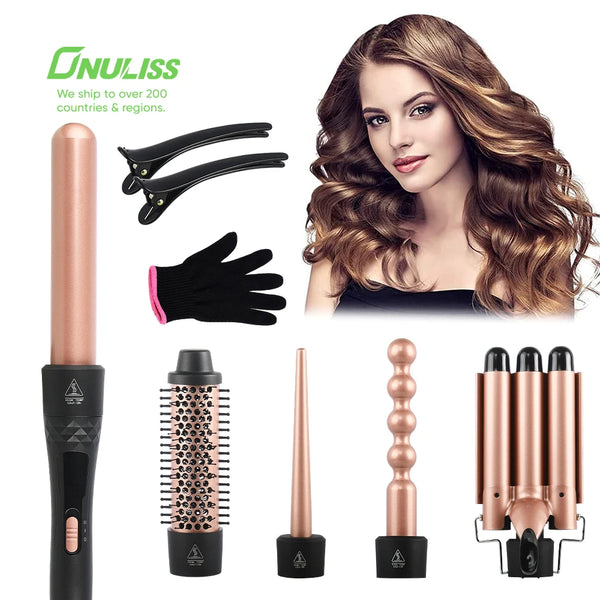 5 in 1 Interchangeable Hair Styling Brush