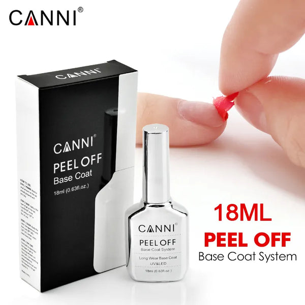 CANNI New Arrival 18ml Easy Peel Off Remove Water Base Coat