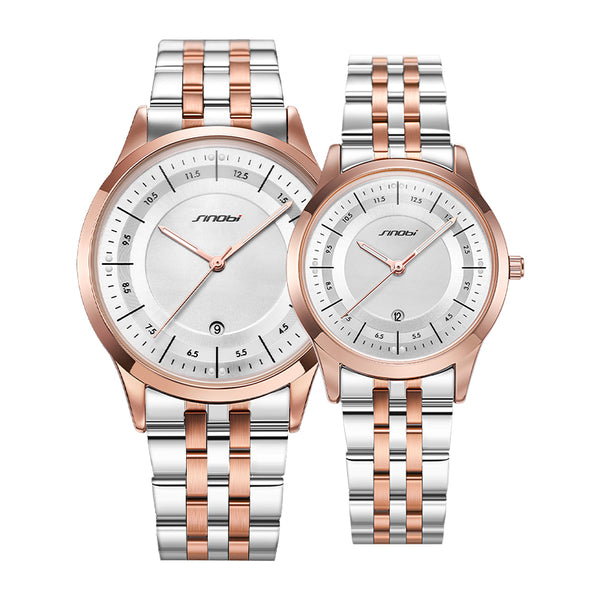 SINOBI OL Style Couple Watch Set